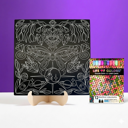 Metal Poster Painting Kit - Mystical