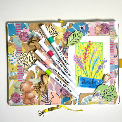 "Flowers" Acrylic Markers  - set of 24 Flower inspired tones