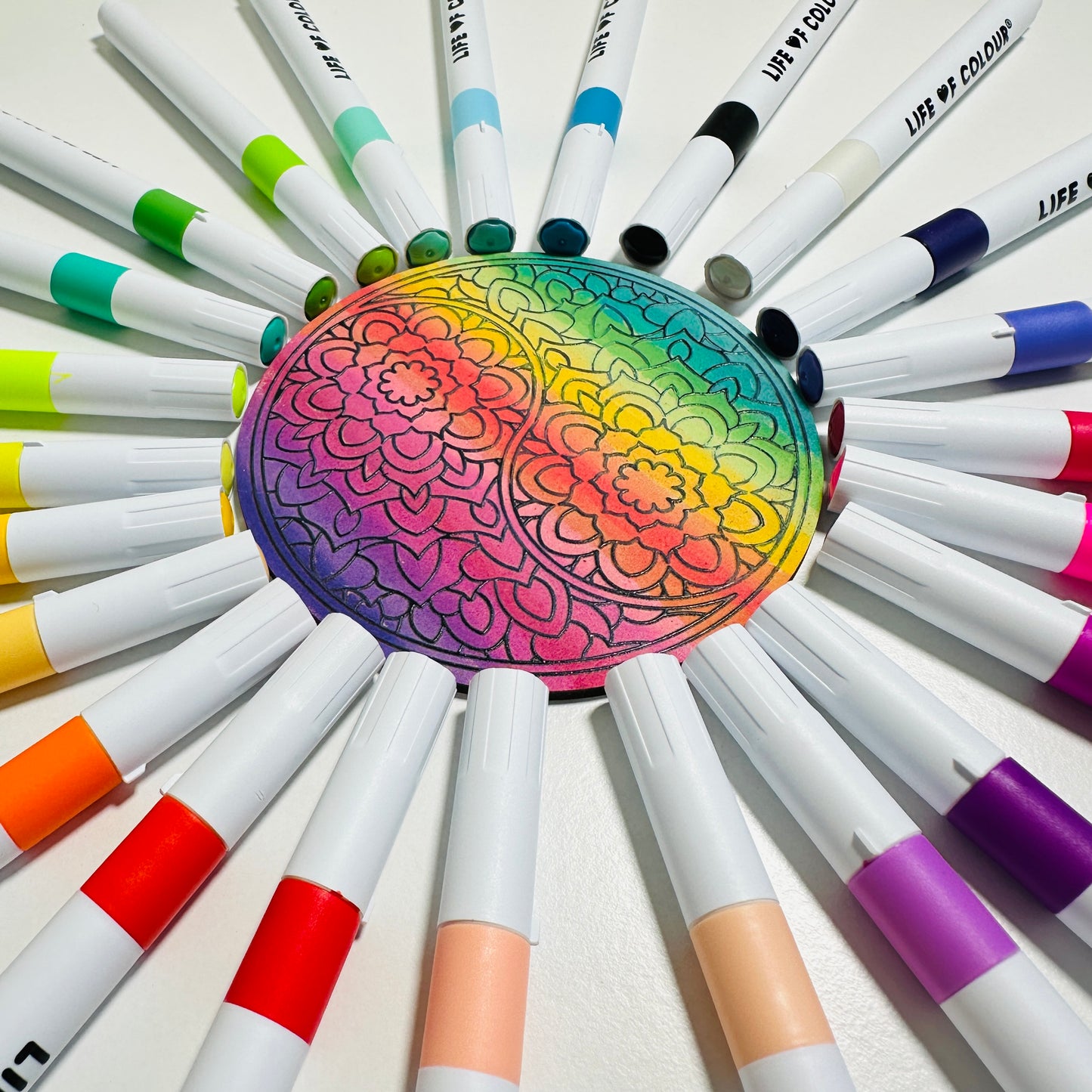 "Flowers" Acrylic Markers  - set of 24 Flower inspired tones