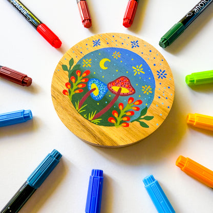 Wild Dots Acrylic Paint Pens -  Set of 12 Earth Colours