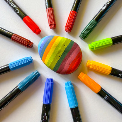 Wild Dots Acrylic Paint Pens -  Set of 12 Earth Colours