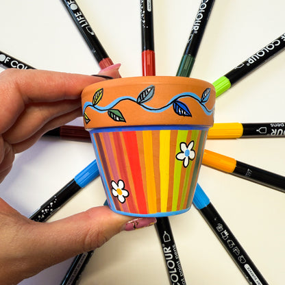 Wild Dots Acrylic Paint Pens -  Set of 12 Earth Colours