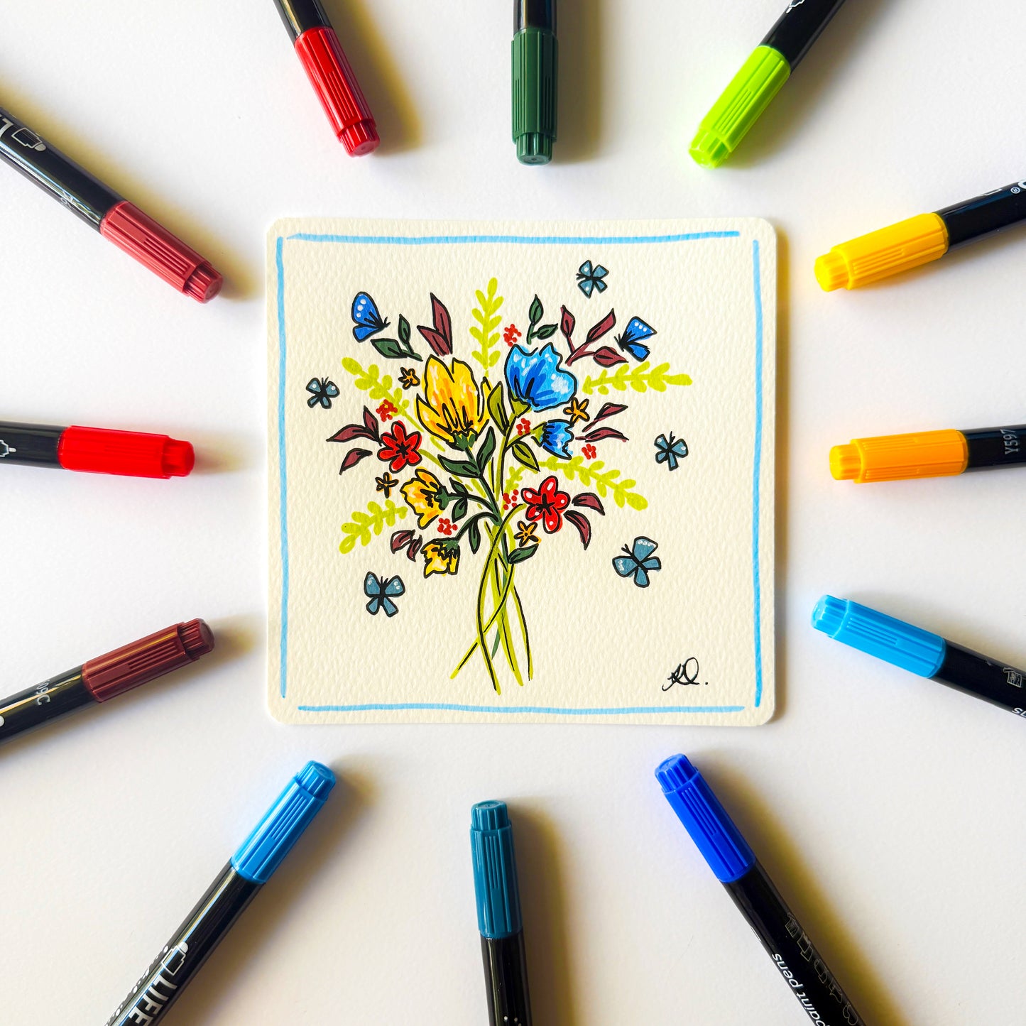 Wild Dots Acrylic Paint Pens -  Set of 12 Earth Colours