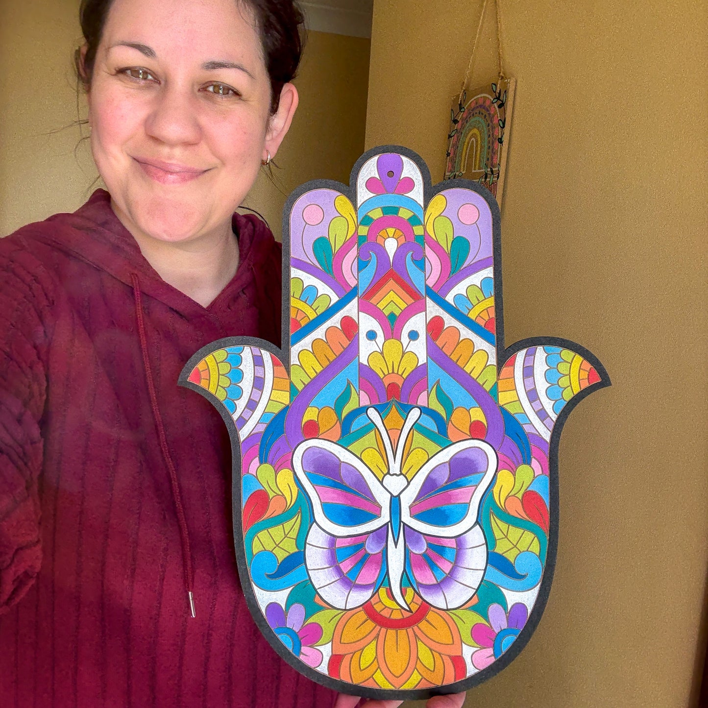 Hamsa Butterfly Painting Kit
