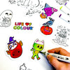 Halloween Colour-In Sticker Pack - Image 5