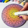 Life of Colour Mini Mandala Painting Kit Bundle of 3 (Group 2) - Image 3