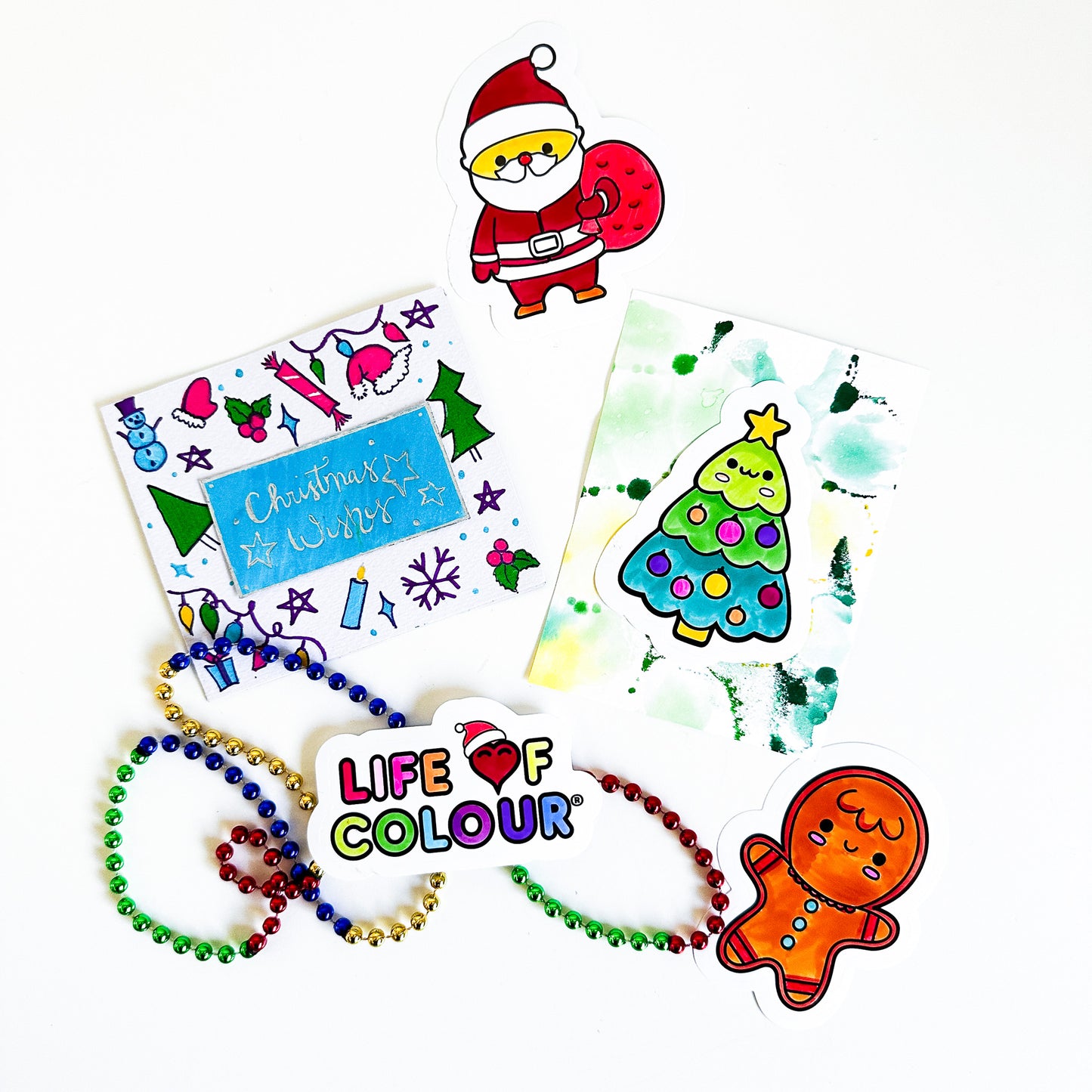 Christmas Colour-In Sticker Pack
