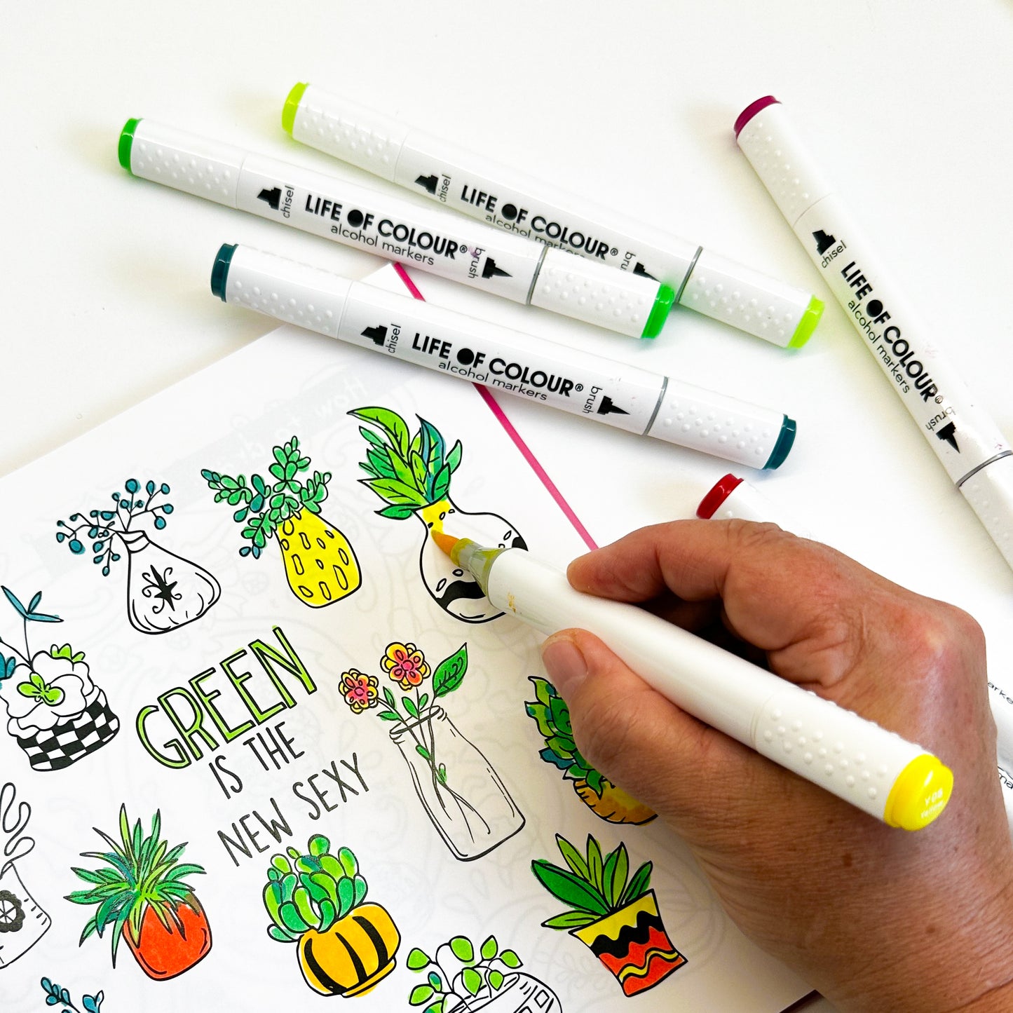 Cute, Doodle and Watercolour Colouring Book Bundle