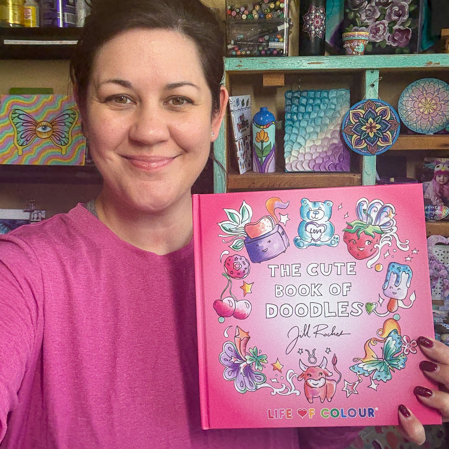 Cute, Doodle and Watercolour Colouring Book Bundle