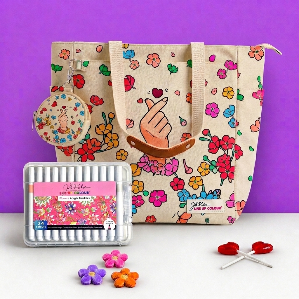 DIY Doodle Bag - Sweetheart Bloom