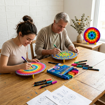 Mandala Painting Kit - Bundle of 3 (Dream Catcher, Solstice, Radial Balance)