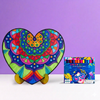 Heart Painting Kit - Carnival Heart - Image 1