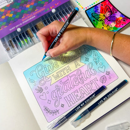 Watercolour Brush Pens - Mermaid Colours