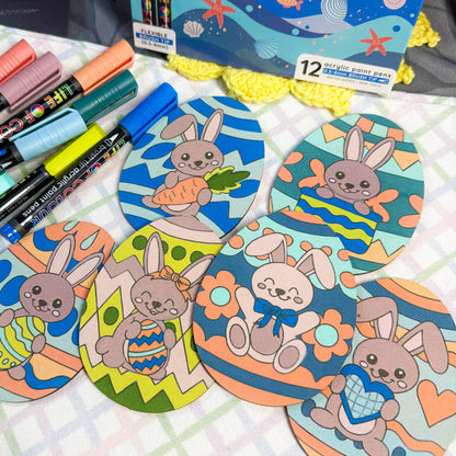 Easter Mandala and Coasters Bundle