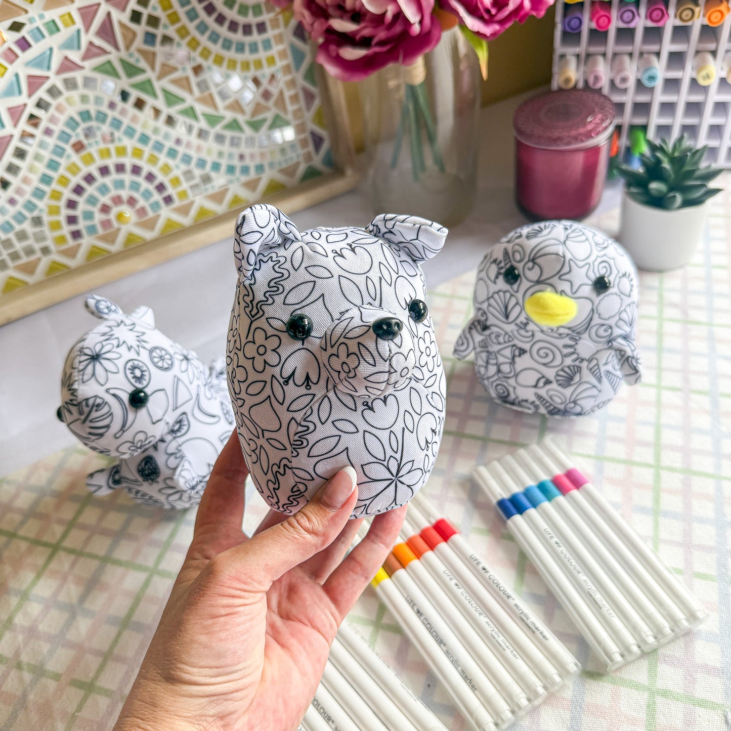 DIY Doodlecubs - Flora the Fox