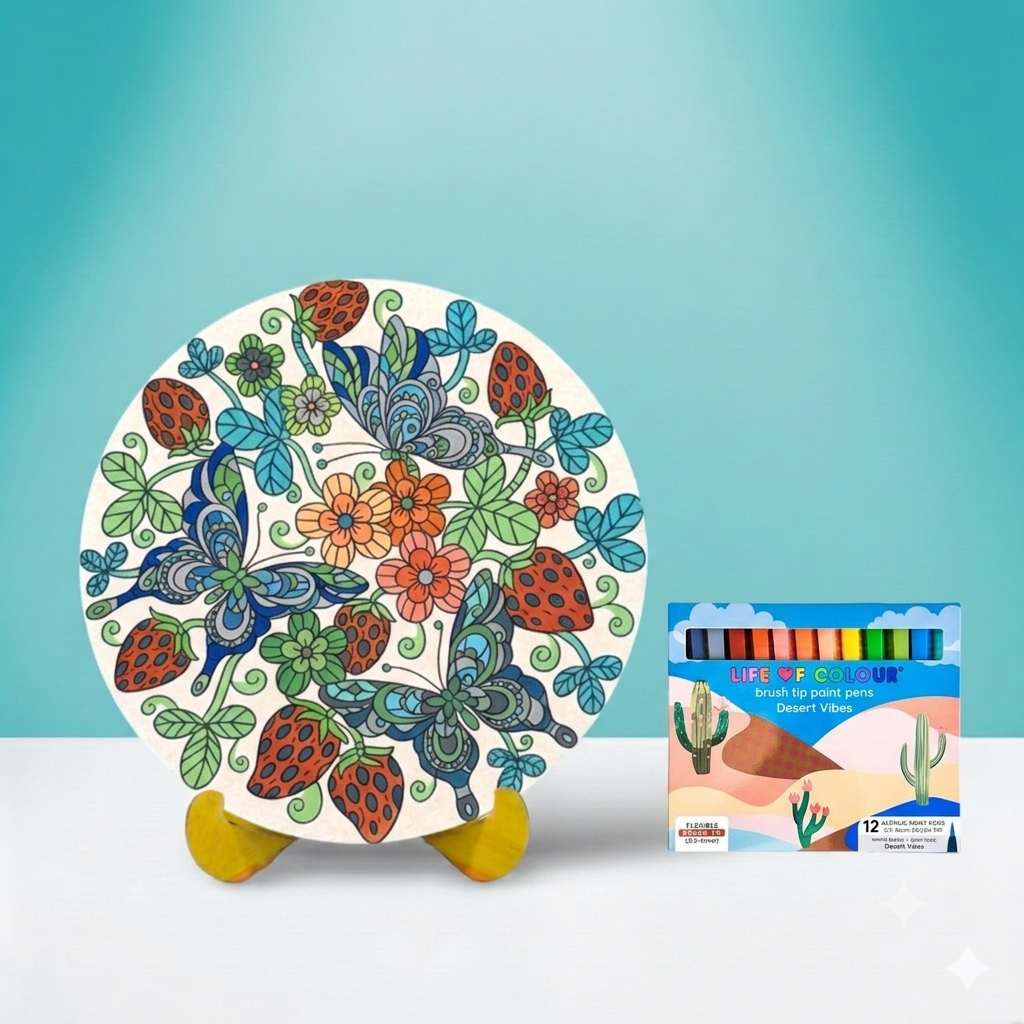 Flower Painting Kit - Strawberry Fields