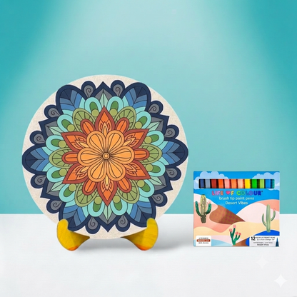 Flower Painting Kit - Golden Bloom