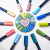 Ocean Brush Tip Acrylic Paint Pens - Set of 12 - Image 4