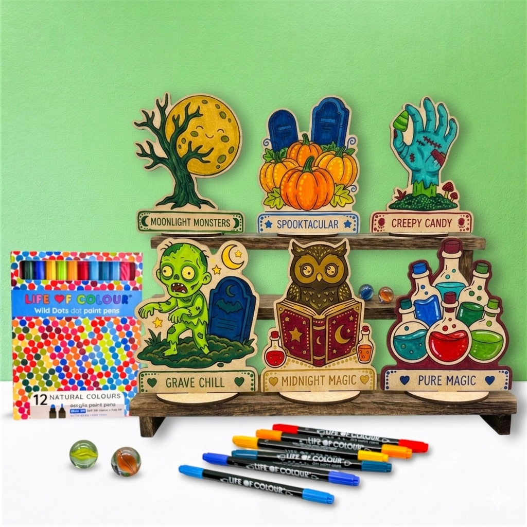 Halloween Mini Figurines Painting Kit