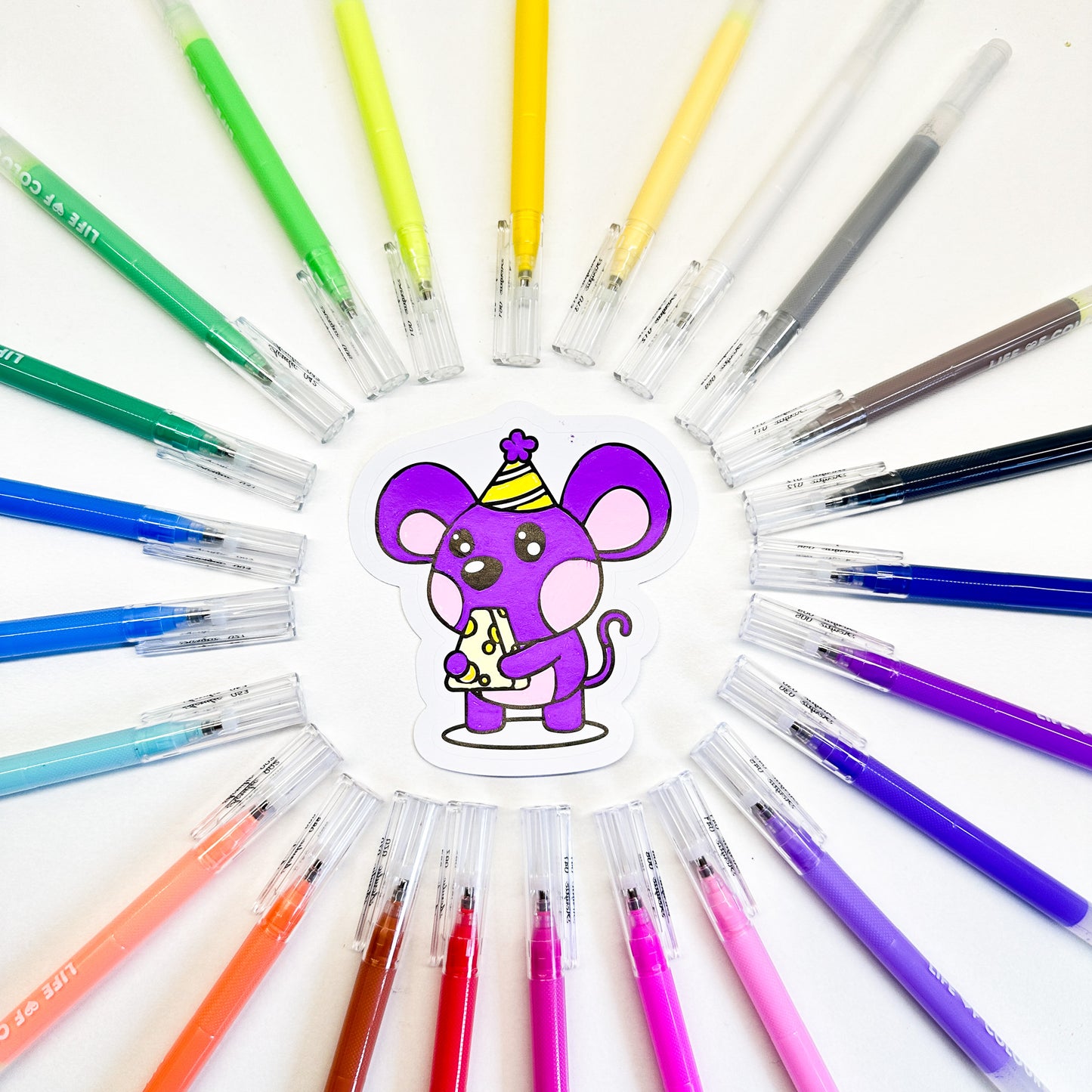 Acrylic Gel Pens - Set of 24