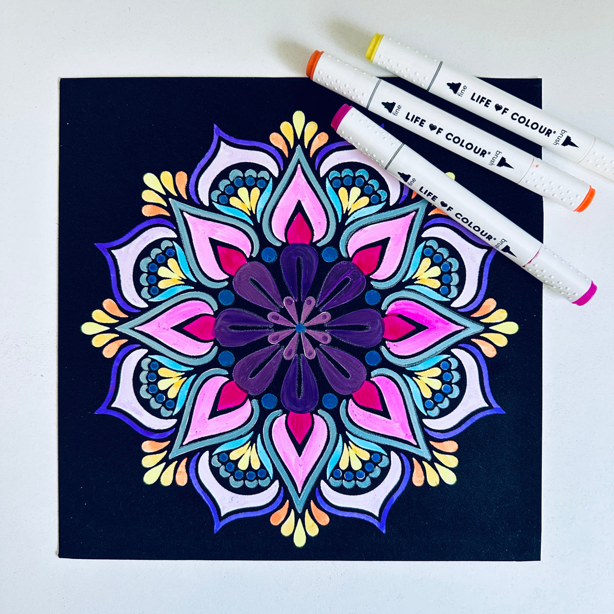Velvet Colouring Cards