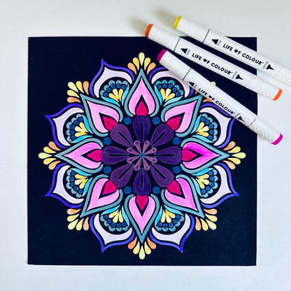 Velvet Colouring Cards
