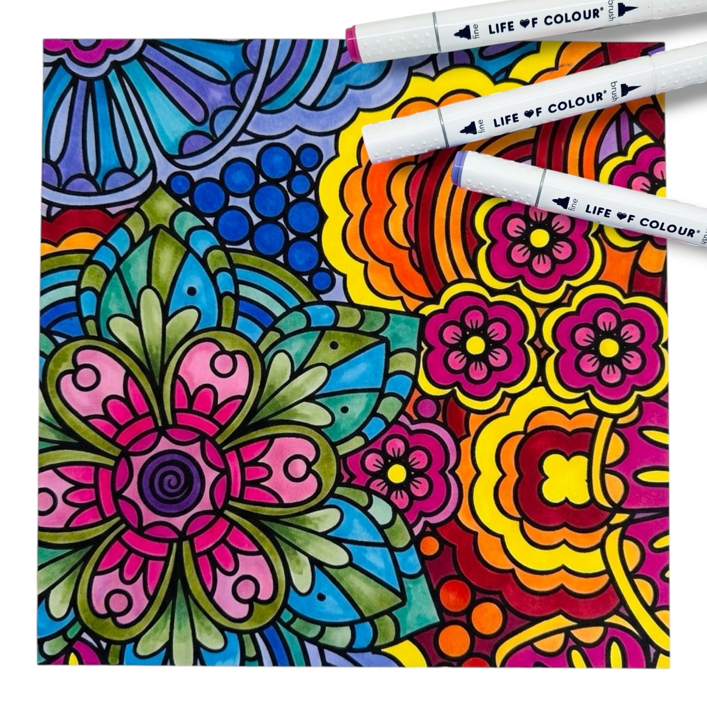 Velvet Colouring Cards