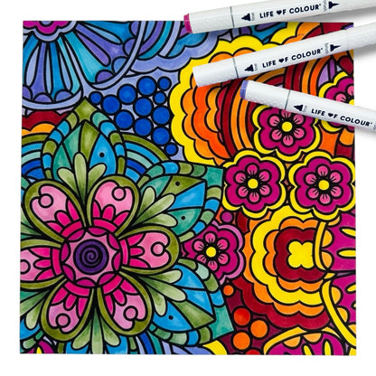 Velvet Colouring Cards