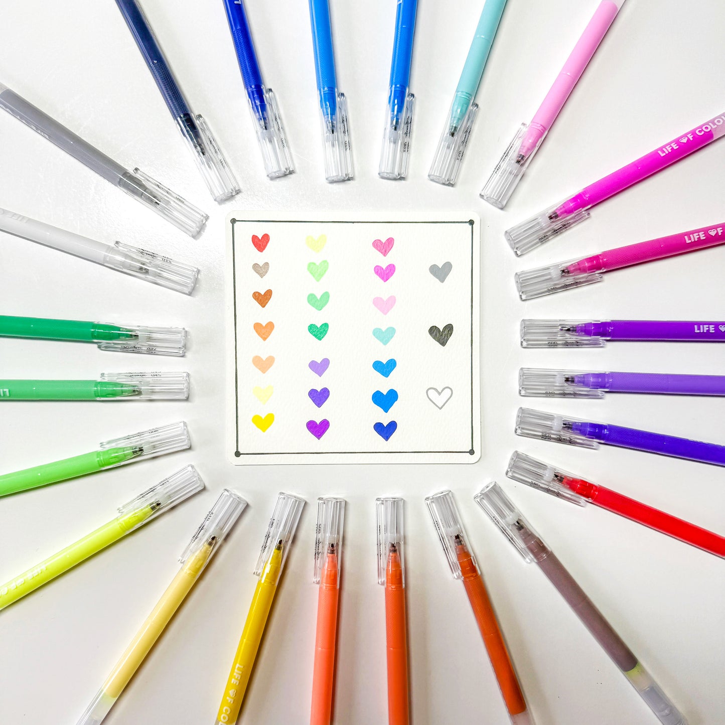 Acrylic Gel Pens - Set of 24