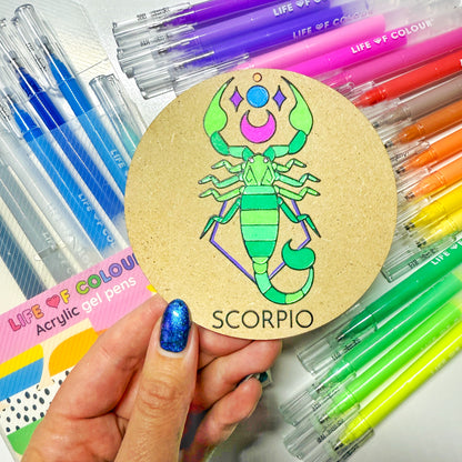 Acrylic Gel Pens - Set of 24