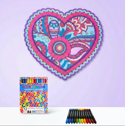 3D Love Nature Boards - Heart