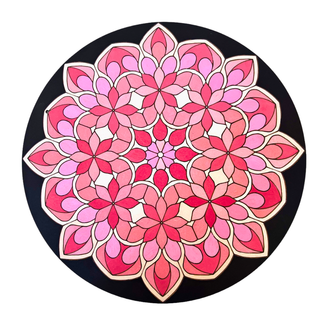 Life of Colour Black Mandala Painting Kit - Bundle of 3 (Part 1- Essentials)