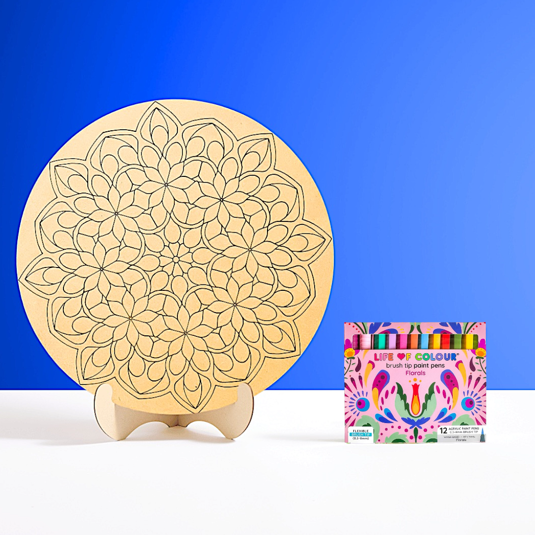 Life of Colour Mandala Painting Kit - The Kaleidoscope