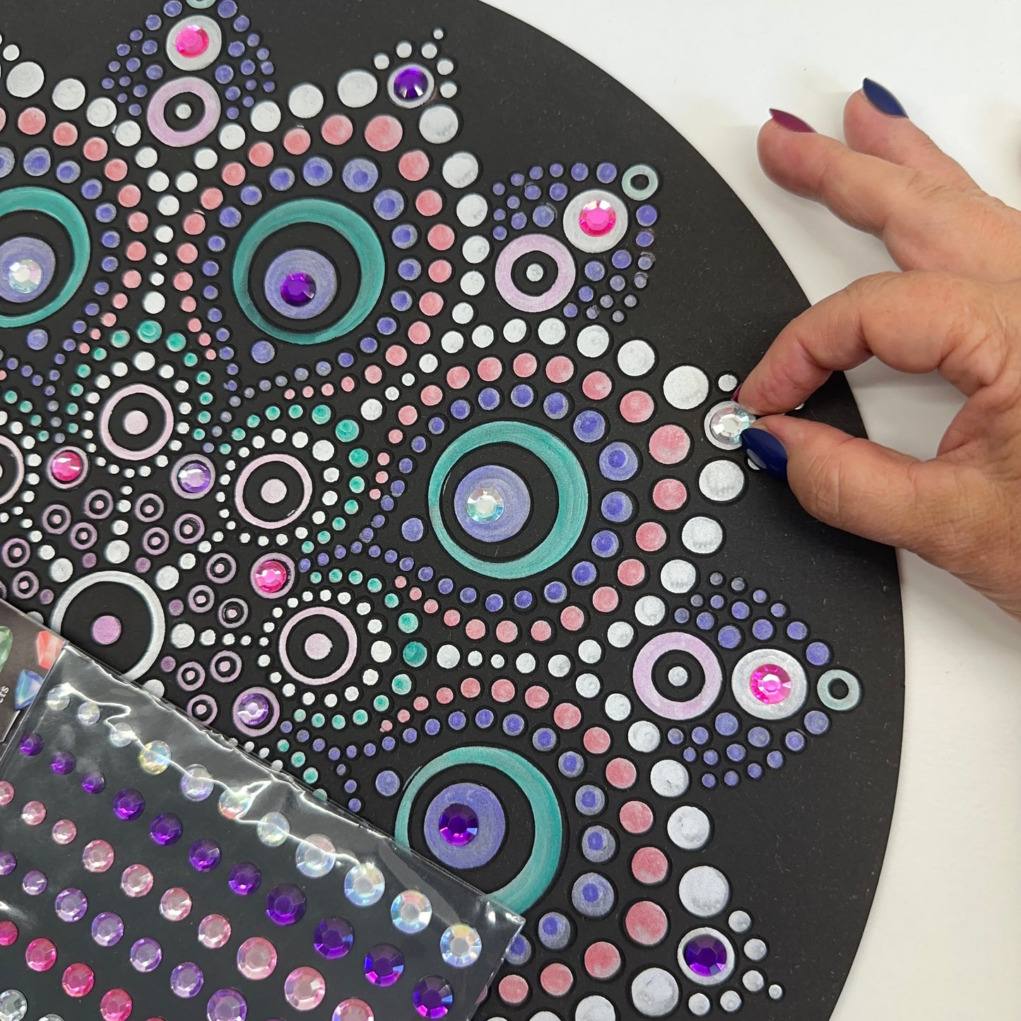 Life of Colour Dot Mandala Painting Kit - Leo the Lion