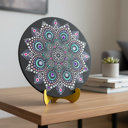 Life of Colour Dot Mandala Painting Kit - Leo the Lion