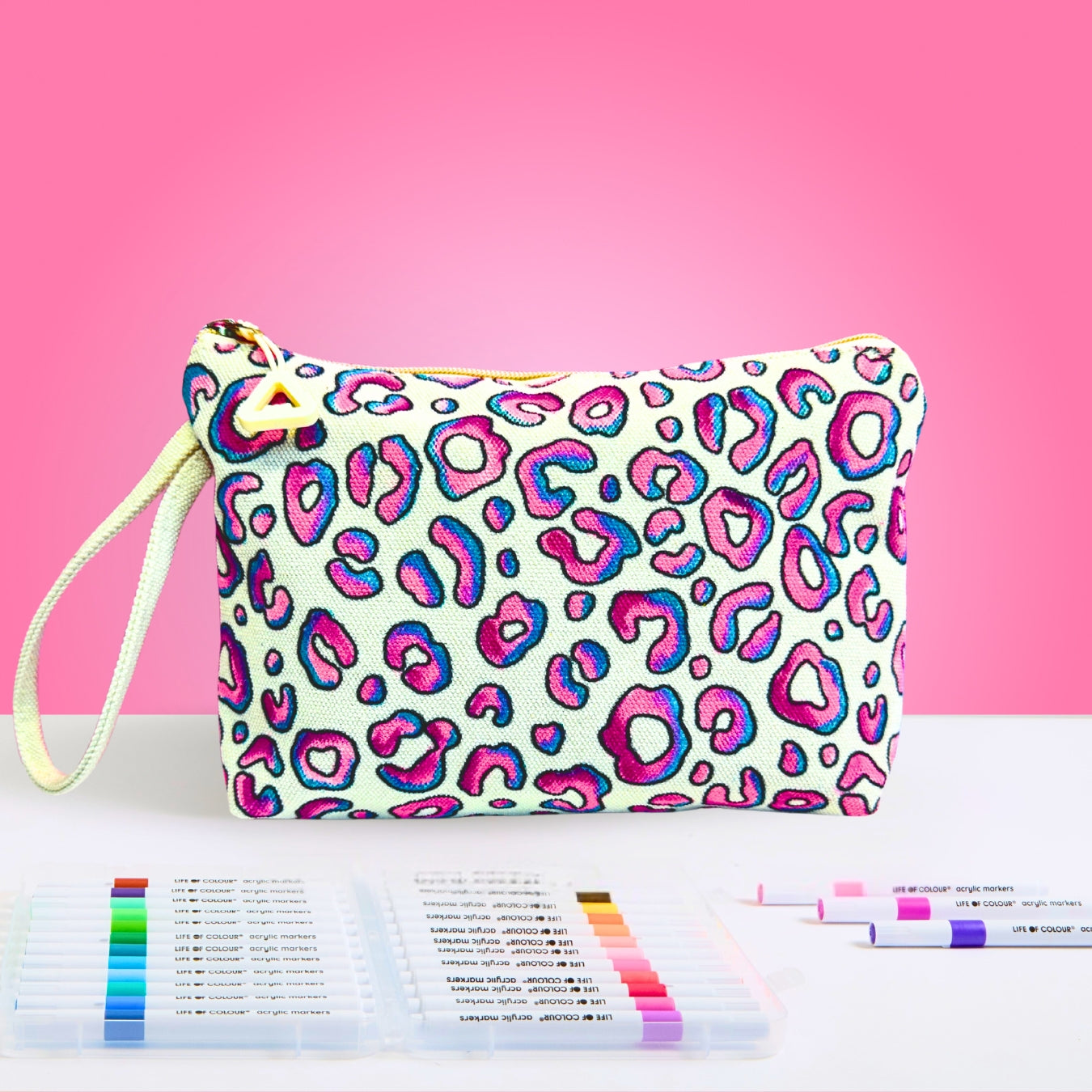 DIY Essentials Pouch - Leopard Print Design