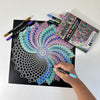 Metal Poster Painting Kit - Spiral Dot - Image 3