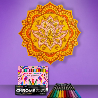 Life of Colour 3D Mandala - Aurora Lotus