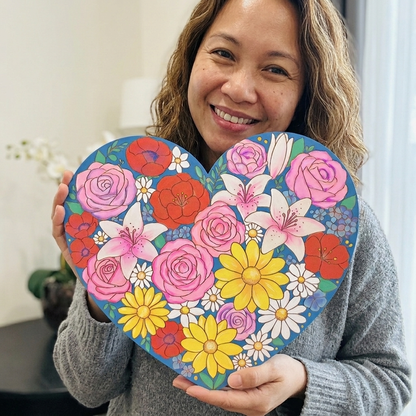 Heart Painting Kit - Love Grows