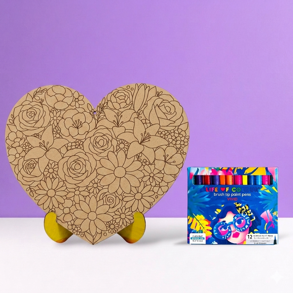 Heart Painting Kit - Love Grows