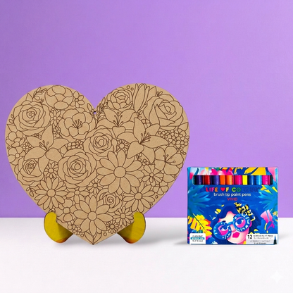 Heart Painting Kit - Love Grows