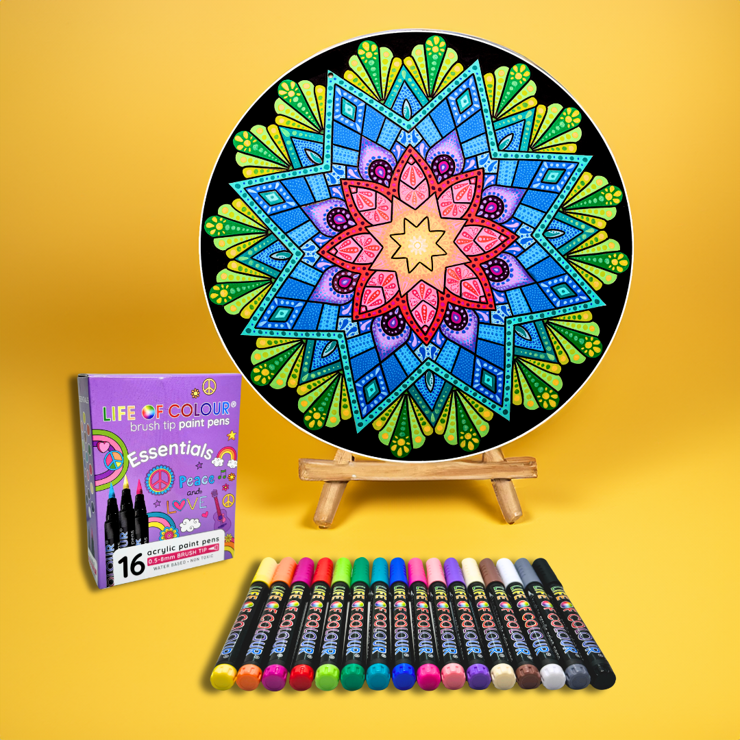 Life of Colour Mandala Painting Kit - The Beach (Essentials)