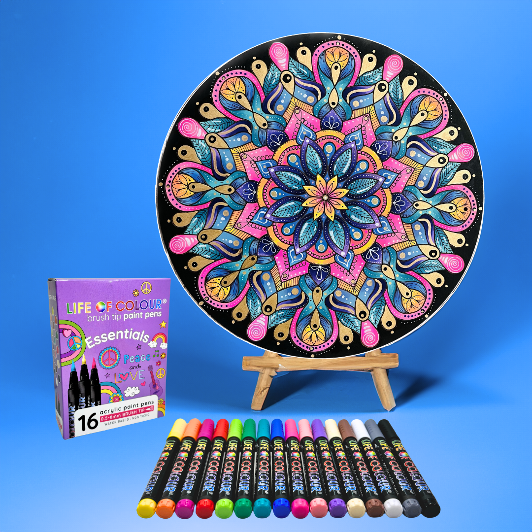 Life of Colour Mandala Painting Kit - The Dancer (Essentials)