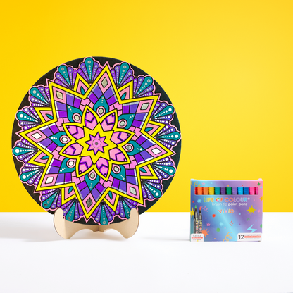 Life of Colour Mandala Painting Kit - The Beach