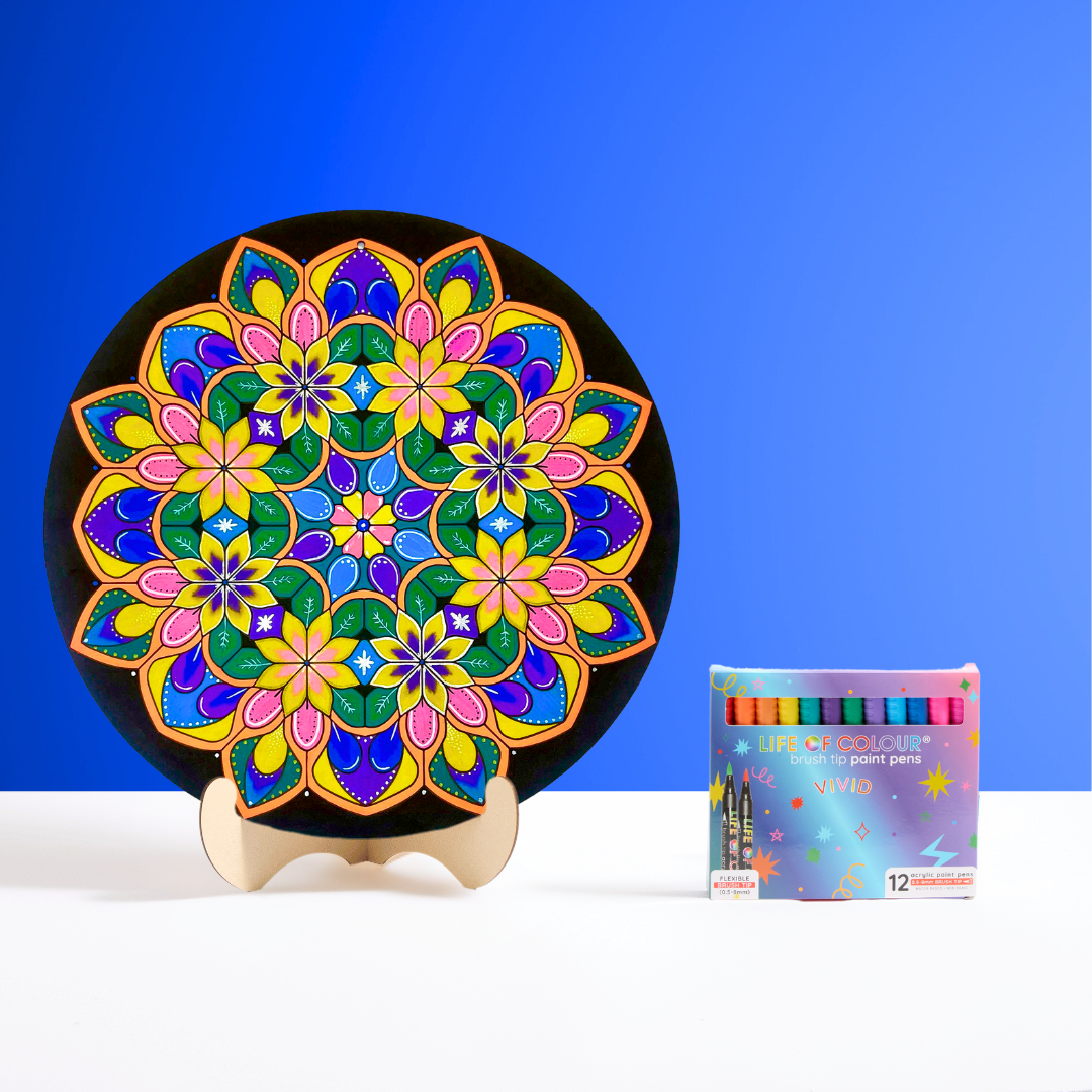 Life of Colour Mandala Painting Kit - The Kaleidoscope