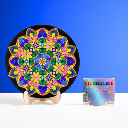 Life of Colour Mandala Painting Kit - The Kaleidoscope