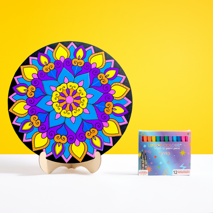 Life of Colour Mandala Painting Kit - The Phoenix