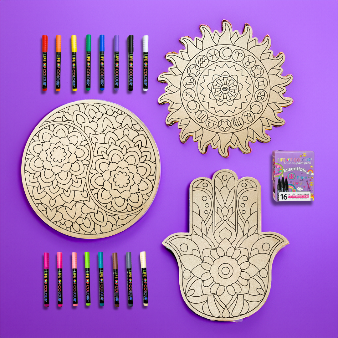Life of Colour Mystical Collection Bundle with Essential Brush Tips