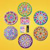 Life of Colour Mega Mandala Painting Kit - Bundle of 6 - Image 1