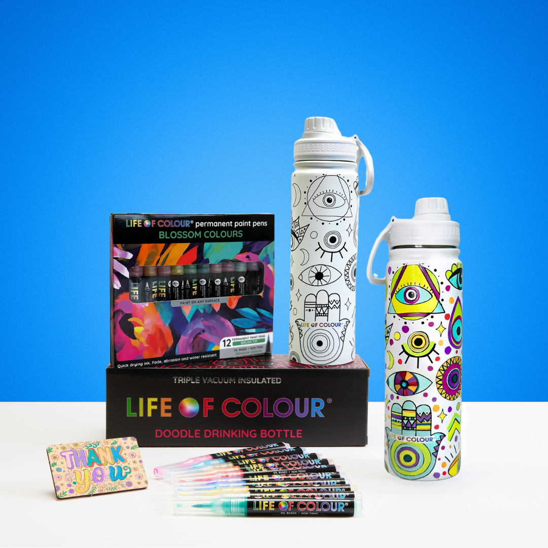 The Love and Magic Bundle - 2 Mugs, 1 Bottle, 1 Pack of pens